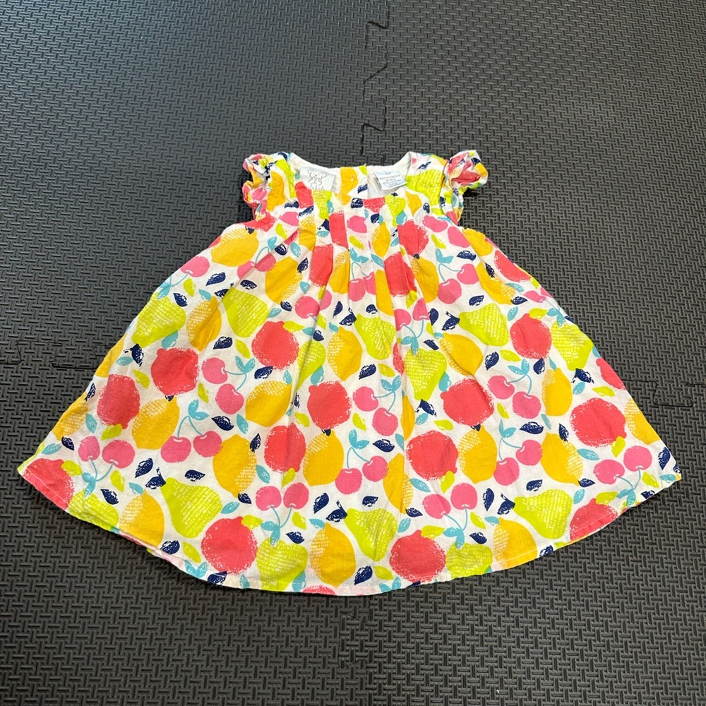 3/20$ Koala Kids Multicolor Fruit Print Baby Dress size 6 months